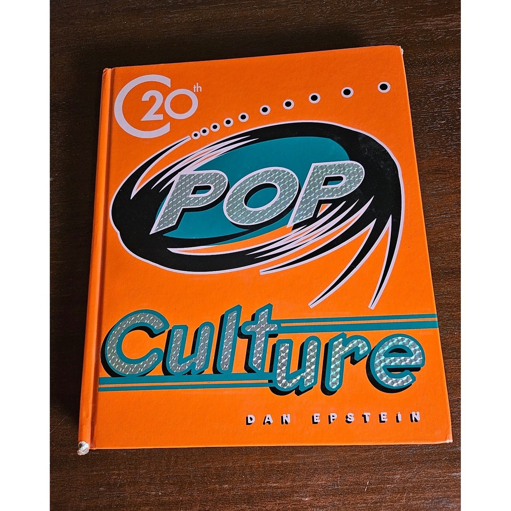 Dan Epstein 20th Pop Culture Book Hardcover Orange Nostalgia History 256 Pages